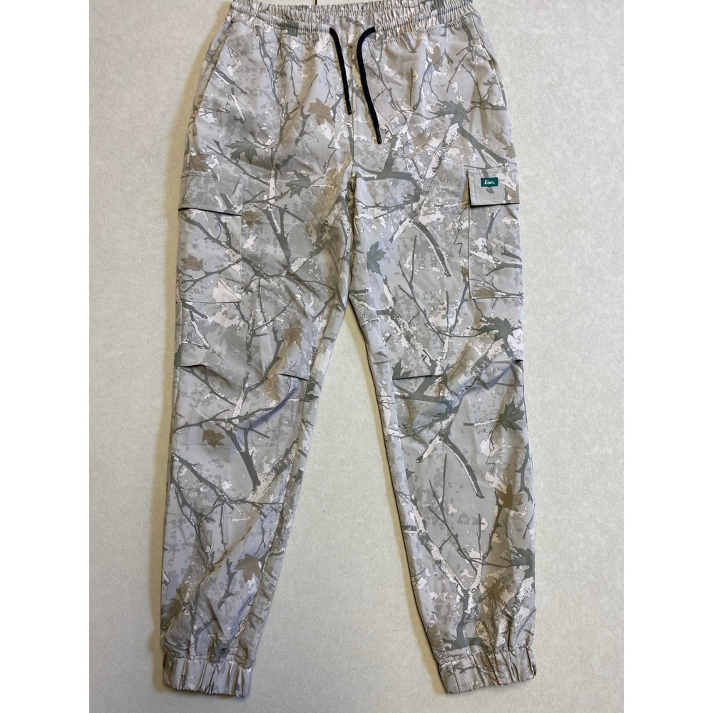 Esc Grey Tree Branch Camo Cargo Jogger Pants Womens Medium Tactical Streetwear